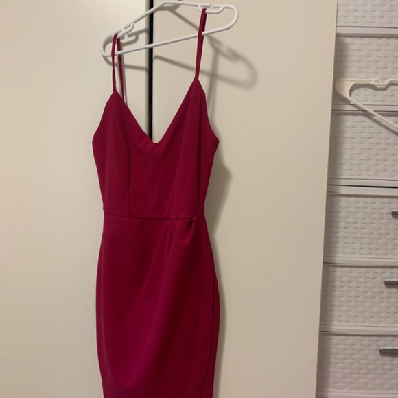 Pink Bodycon Eclipse Dress - Picture 6 of 6